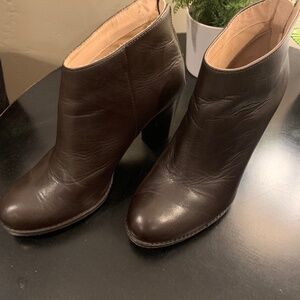 Women’s leather booties